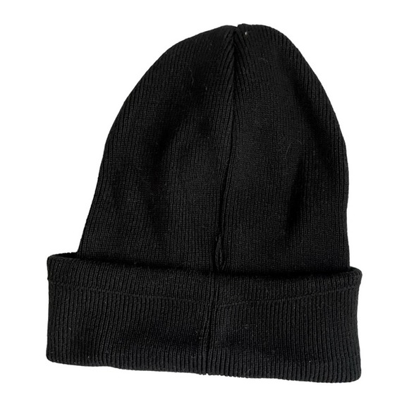 Brandy Melville Black LA Bones Beanie - Picture 3 of 5